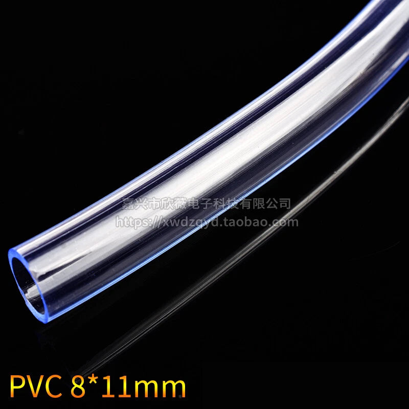 Clear PVC Tubing Flexible Plastic Hose — Food Grade, Water, Aquarium & Auto