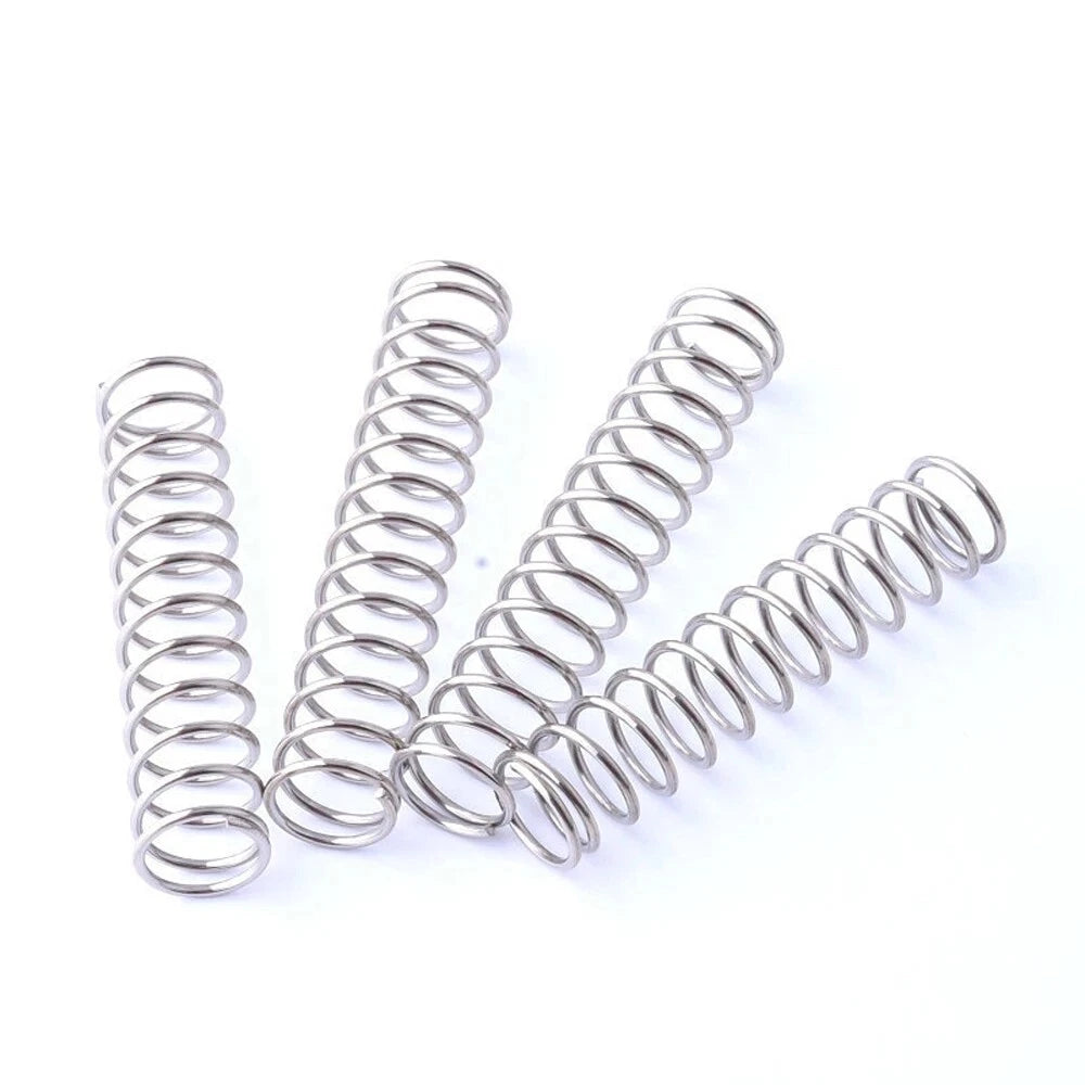 Wire Dia 0.6mm-1.5mm Compression Spring 304 Stainless Steel Pressure Springs