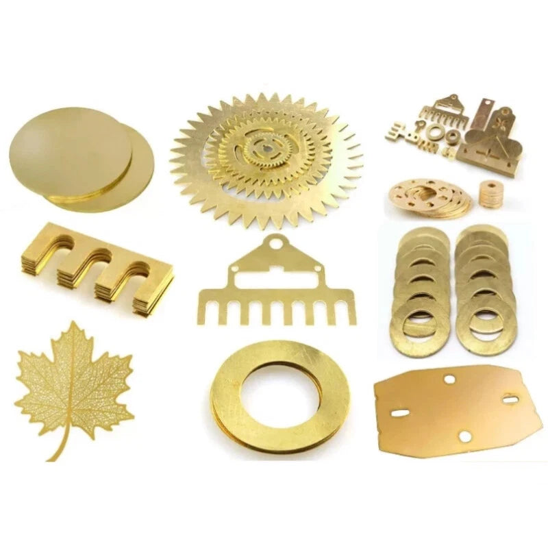 2" 4" 6" 8" Round Brass Disc Sheet Cycle Blank Discs Thick 0.8-3.0mm Customised