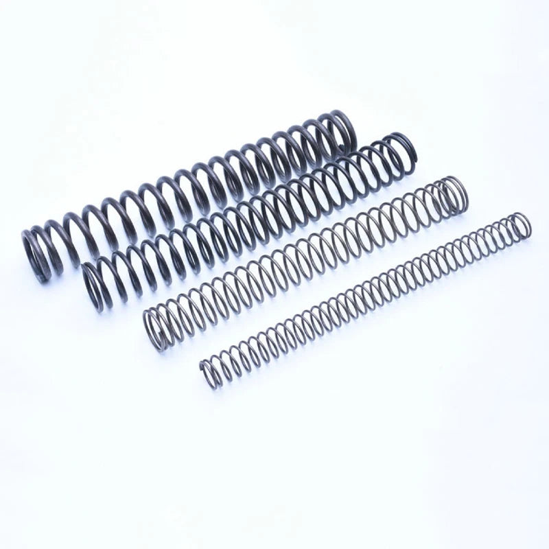 Ø3/4/5/6mm Compression Spring Black Spring Steel Pressure Spring Length:305mm