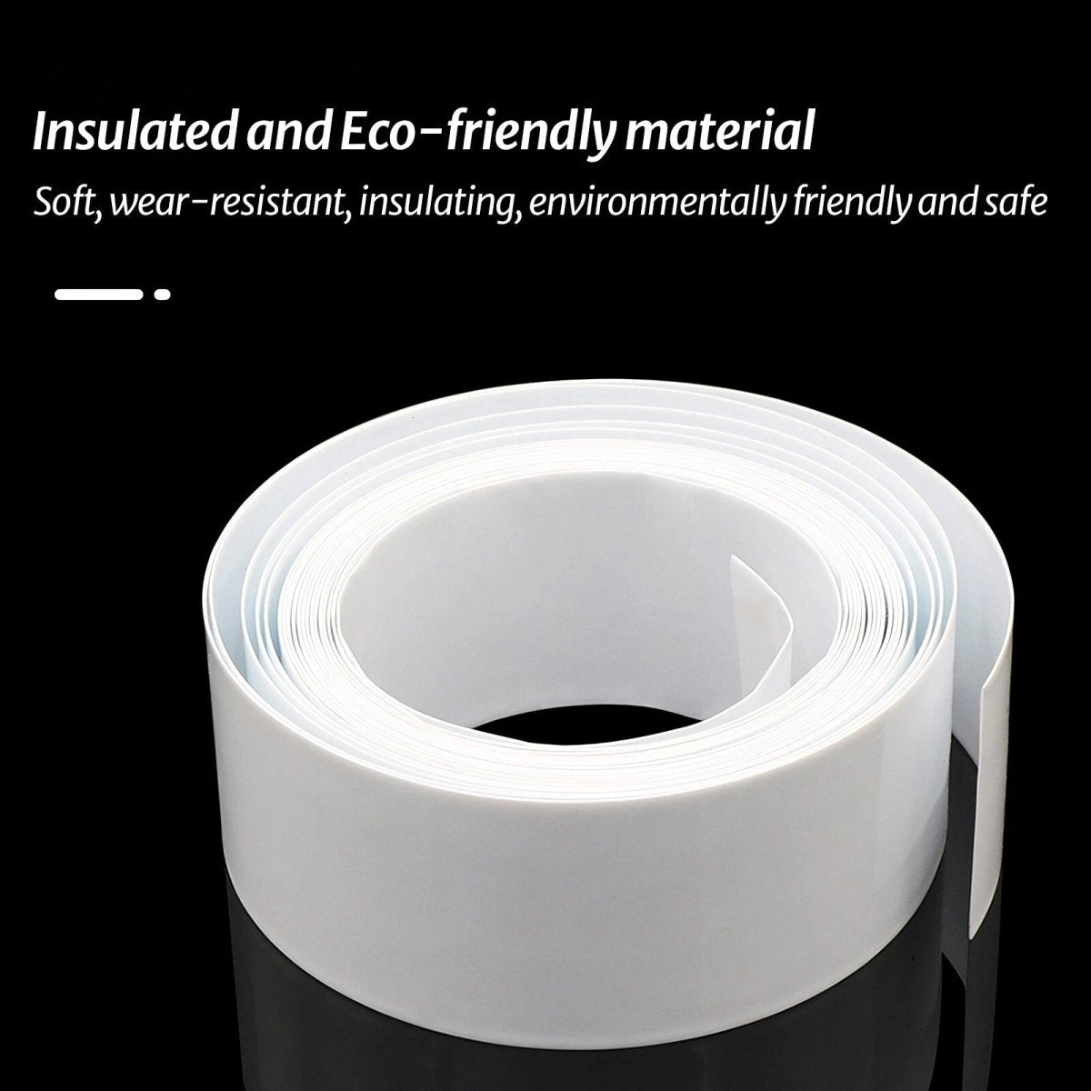 White PVC Heat Shrink Tubing – Flat Width 7mm to 250mm, 1M / 2M / 5M / 20M Rolls - HomeDIYer
