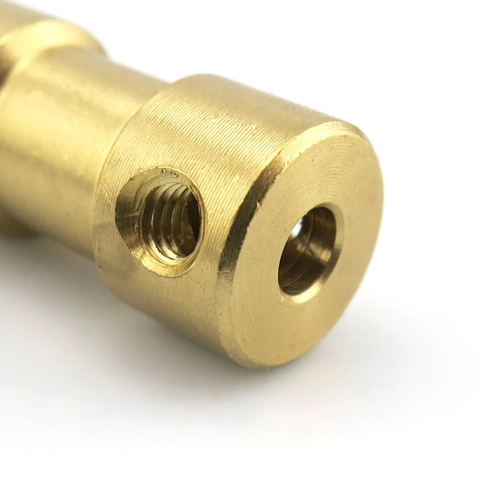 Flexible Shaft Brass Motor Connector Coupler Rigid Coupling for RC Car Boat