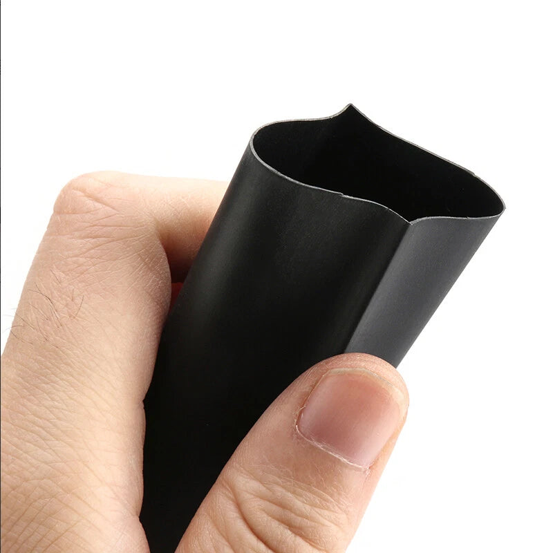 Black Adhesive Heat Shrink Tubing 3:1 Ratio — φ1.6mm to φ65mm, 1M / 5M / 10M