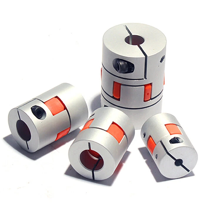 Flexible Plum Spider Jaw Coupling CNC Shaft Coupler Stepper 6.35/8/12/17mm