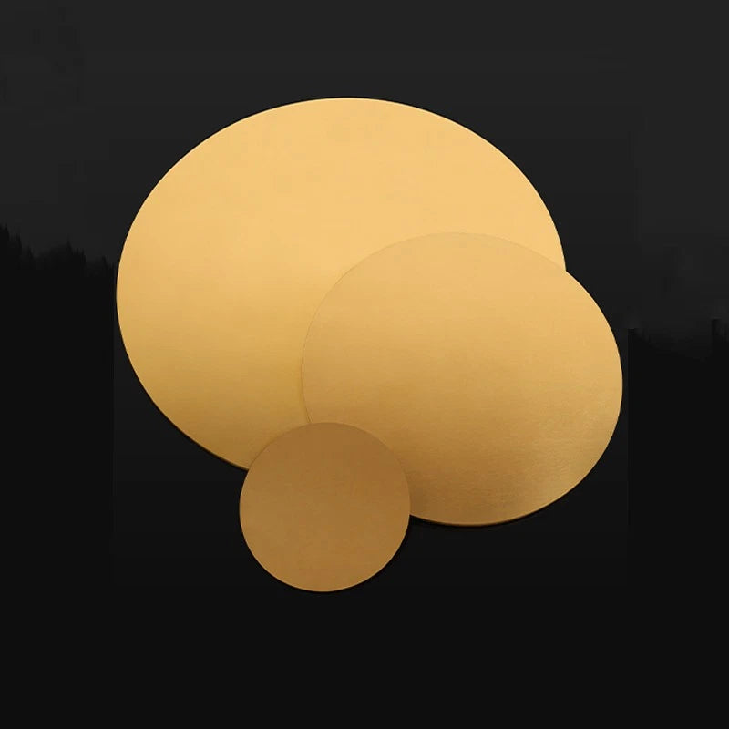 H62 Brass Discs Round Plate Metal Solid Sheets Diameter 50mm to 300mm Blanks