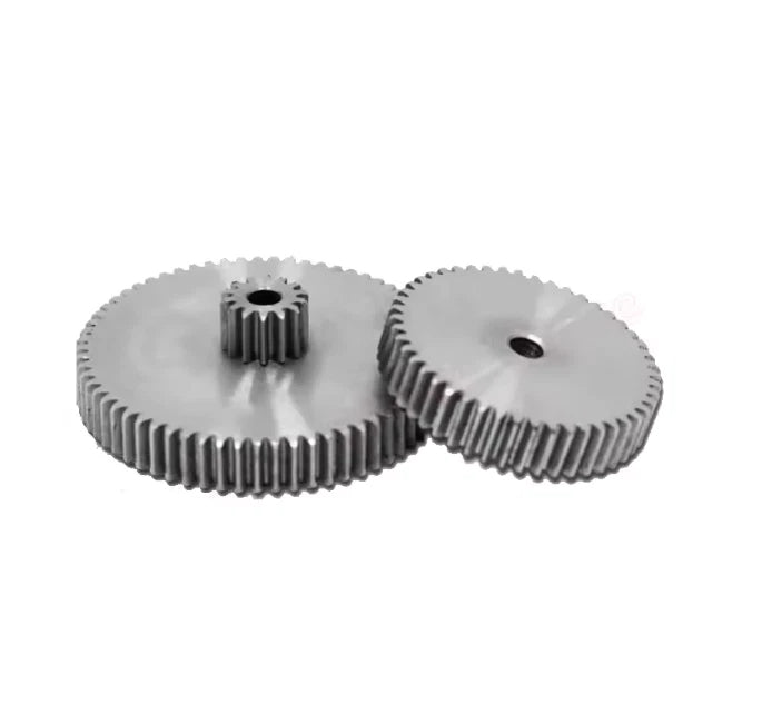 1M Pinion Spur Gear 1 Mod Cylindrical Flat Gear 8T - 180T Teeth 45# Steel 10mm