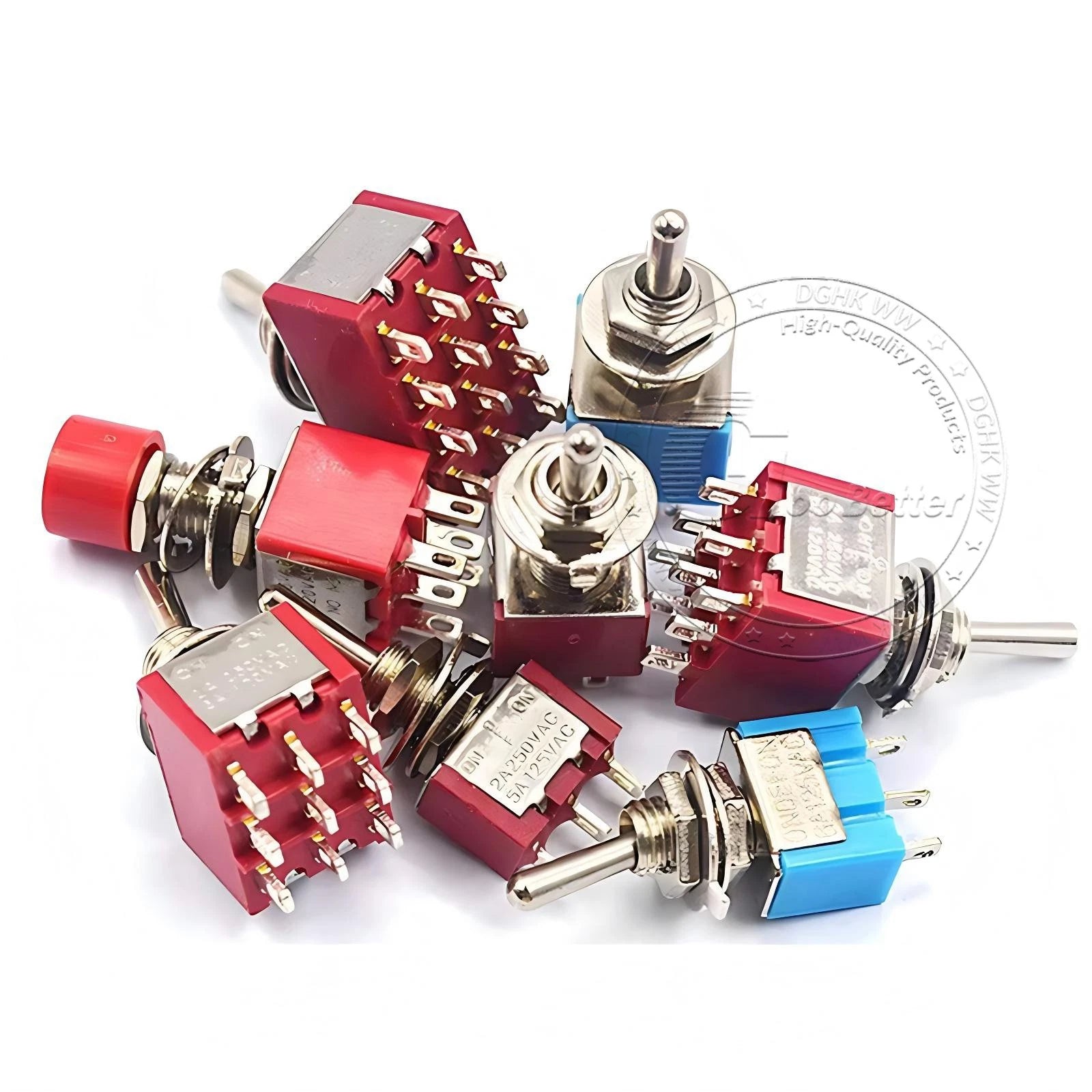 Miniature Toggle Switch — SPST/SPDT, 2–12 Pin, MTS/E-TEN/RLS Series, 79 Types