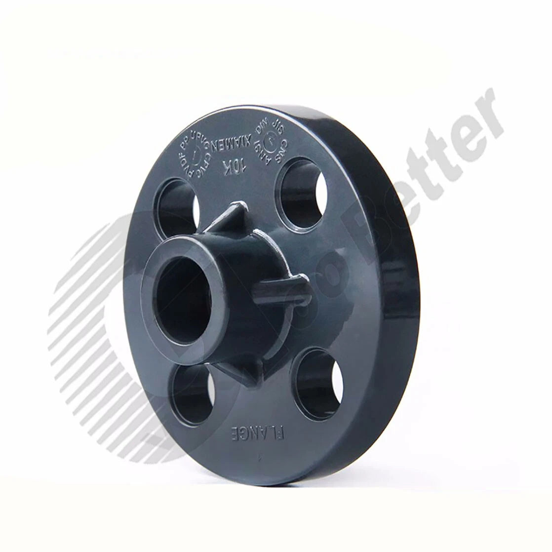 UPVC Water Supply Pipe Wall Mount Floor Flange Φ20mm~Φ110mm Flange Fittings Grey