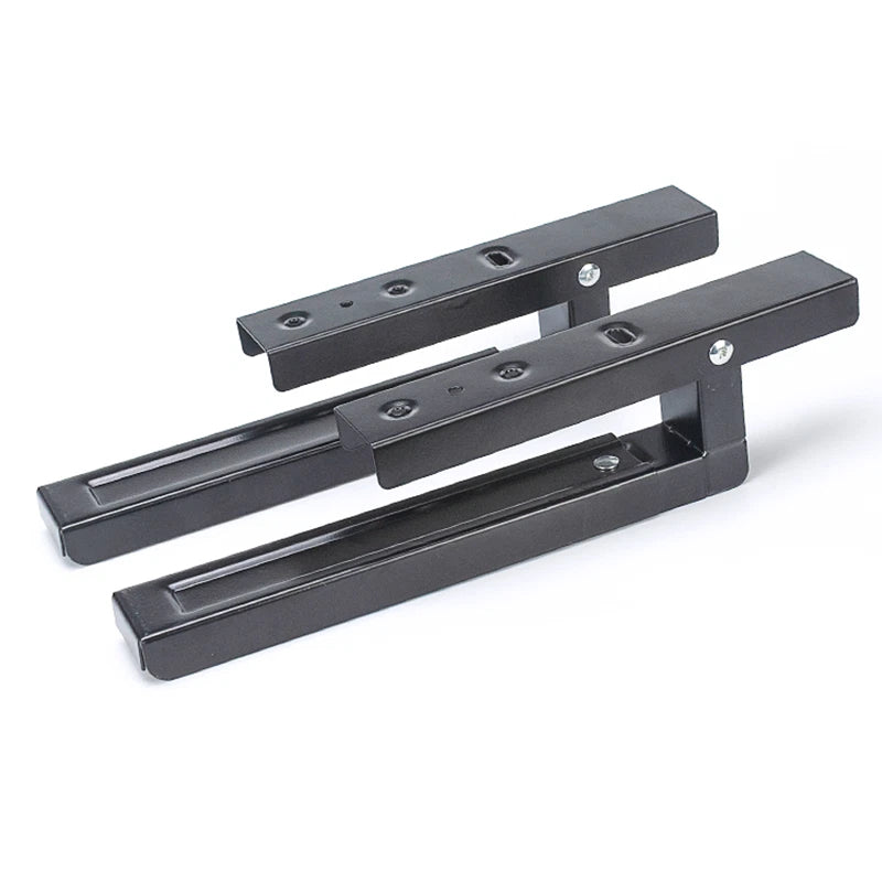 Adjustable Kitchen Shelf for Microwave Oven Folding Storage Stand L Bracket