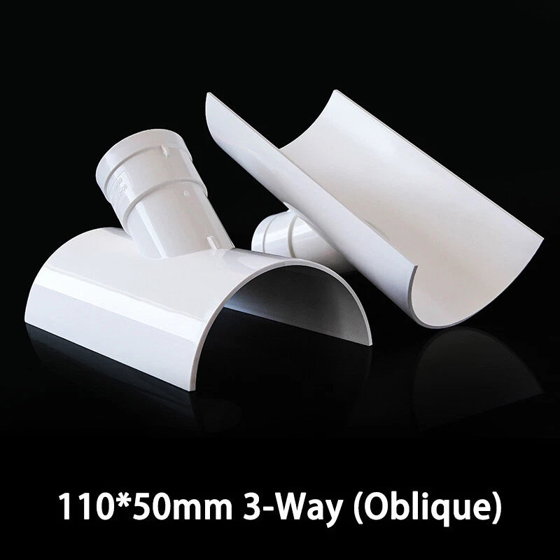 PVC Repair Pipe Fitting Reducing Tee Reducer Drain Pipe Fittings White 50-200mm