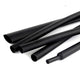 Black Heat Shrink Tubing 10mm–80mm | 2:1 Ratio Electrical Wire Sleeving