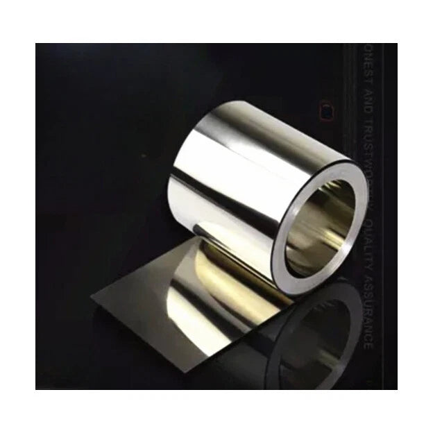 0.01mm-0.1mm Thick 304 Stainless Steel Foil Band Sheet Fine Plate Metal Strip