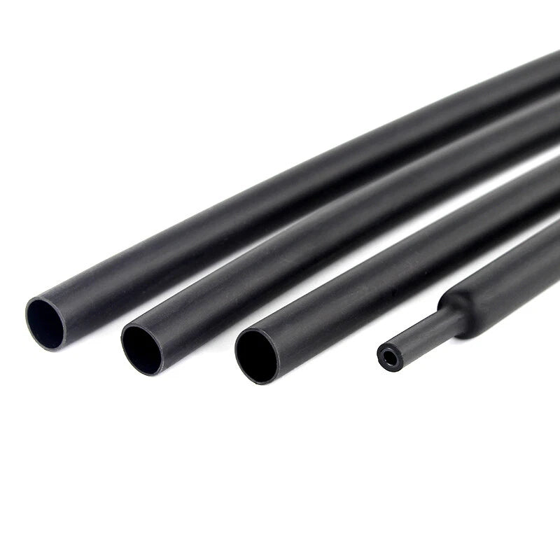 Black Heat Shrink Tubing 30mm–100mm | 2:1 Ratio Electrical Wire Sleeving
