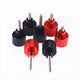 M6 Aluminum Alloy Knurled Thumb Screws Stainless Steel Hand Grip Thread L:6-60mm
