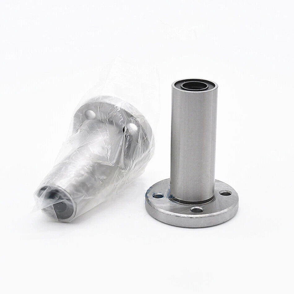 Lengthened Round Flange Shaft Linear Bushing Bearings 6mm-60mm LMF6LUU-LMF60LUU