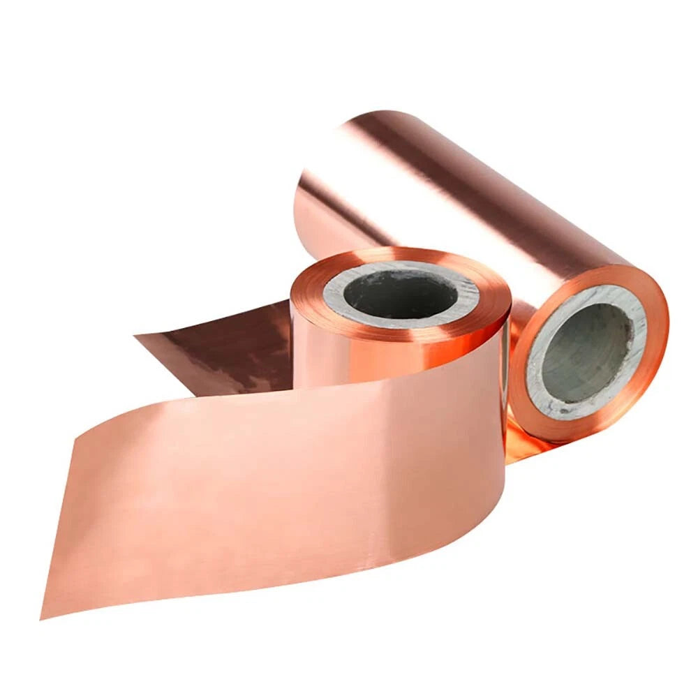 Pure Copper Band T2 Cu Sheet Foil Plate Metal Strip Thick 0.03-0.5mm 200x1000mm