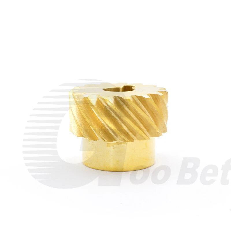 Brass Helical Gear Module 1.5 45° Left-hand 10-15 Tooth Motor Pinion 8-15mm Bore