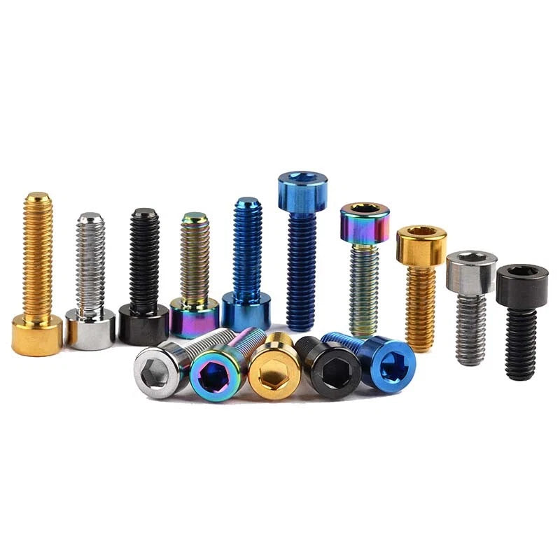 M6 M8x10-70mm Titanium Bolts Socket Cap Head Allen Ti Machine Screws Metric