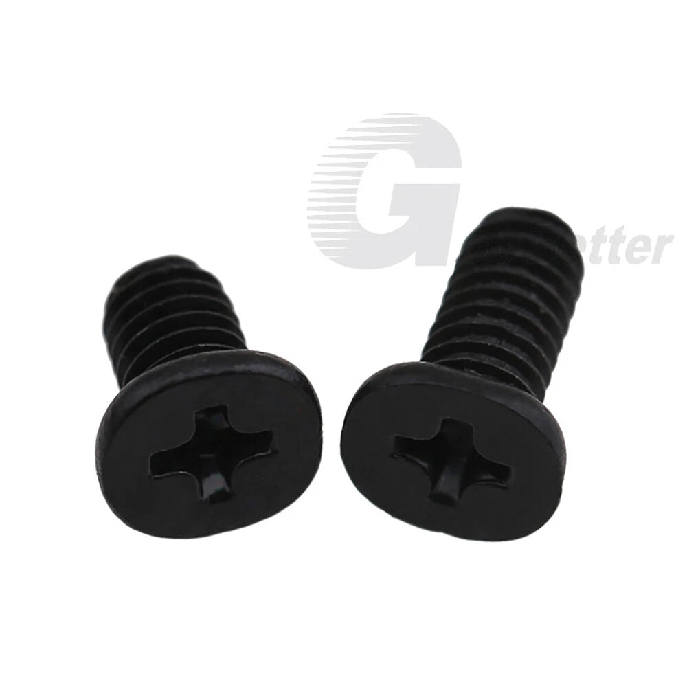 M4 Ultra Thin Flat Wafer Head Phillips Screws – Nickel or Black Zinc Plated, Carbon Steel (6–16mm Lengths)