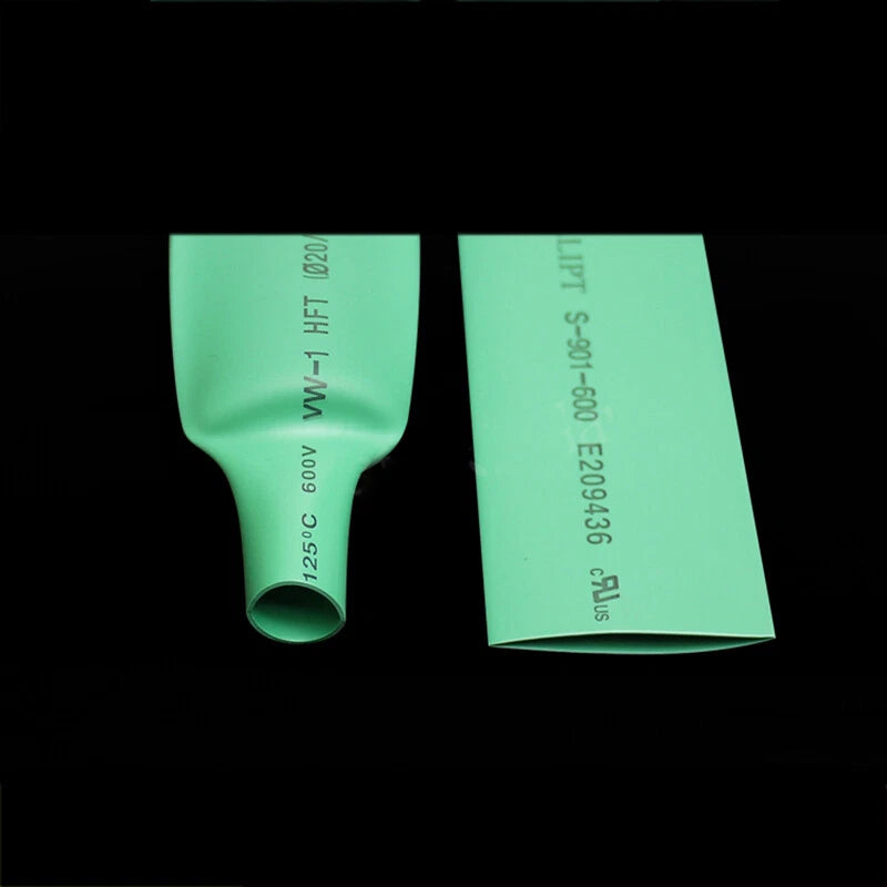 10mm Heat Shrink Tubing 2:1 Ratio Polyolefin Wire Cable Sleeving — Multiple Colors