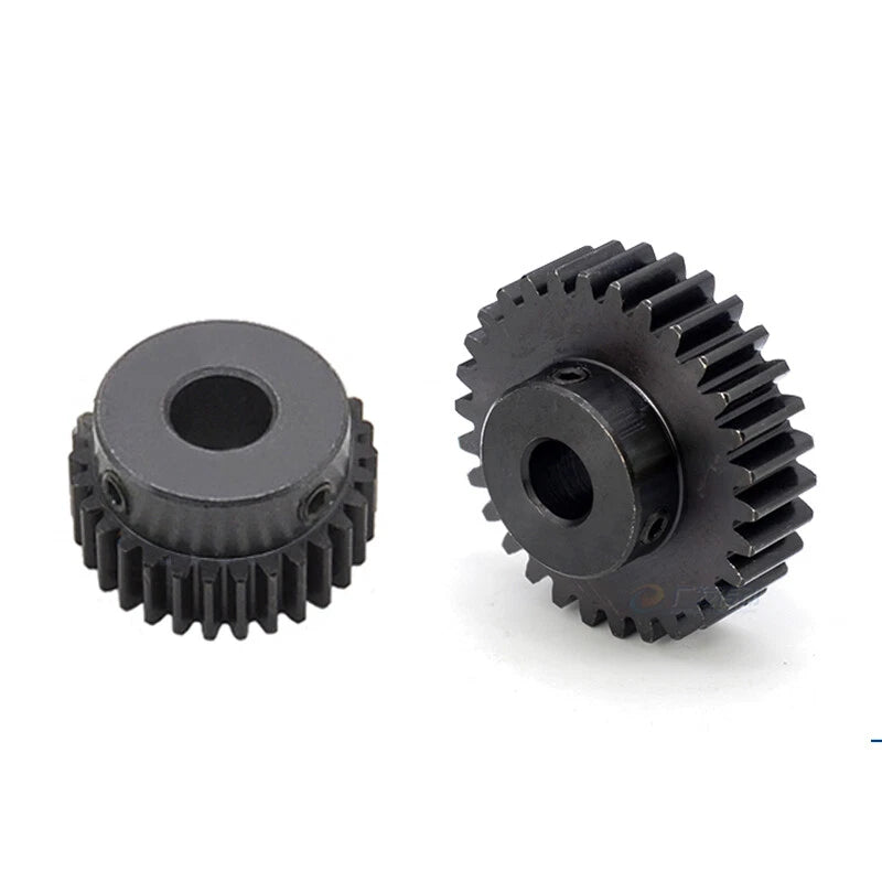 Modul 1.5 Spur Gears 12-50 Teeth Pinion Gear 5mm-25mm Bore With Screw Hardened