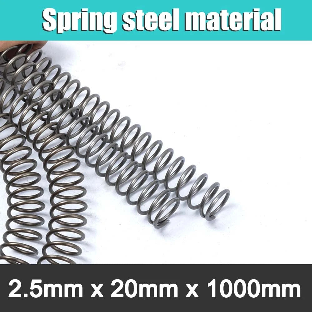 1000mm length Spring Stee Wire 0.3mm-6mm ,OD 6mm-60mm Compression Spring 1 Meter