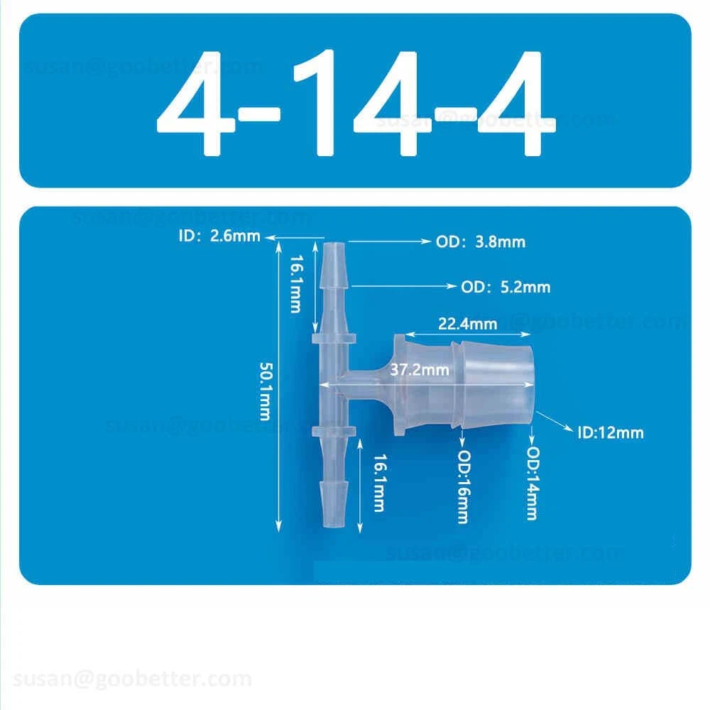 Plastic Barbed Hose Connectors — T-Piece, Elbow & Straight Fittings for Air & Water Lines