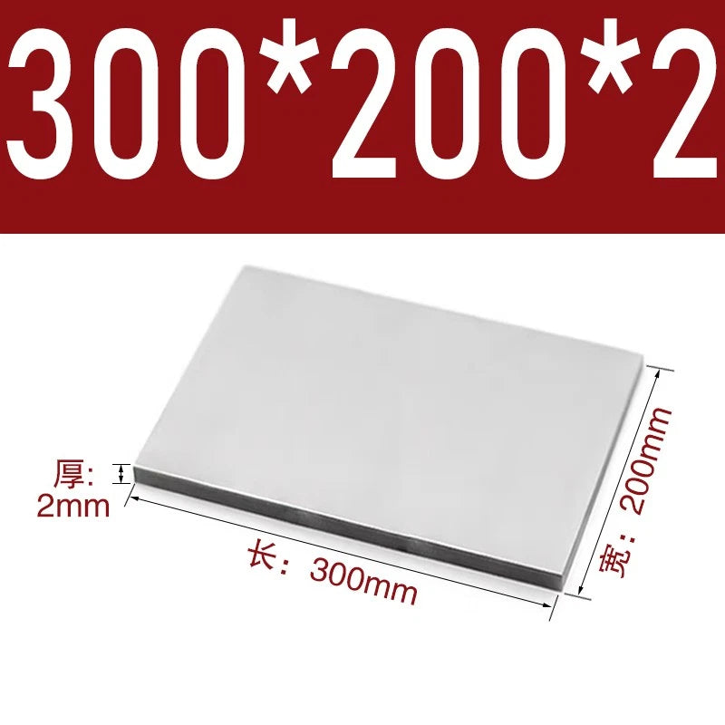 304 Stainless Steel Sheet Plate 0.3mm 0.5mm 0.8mm 1mm 2mm 3mm 4mm 5mm Thick