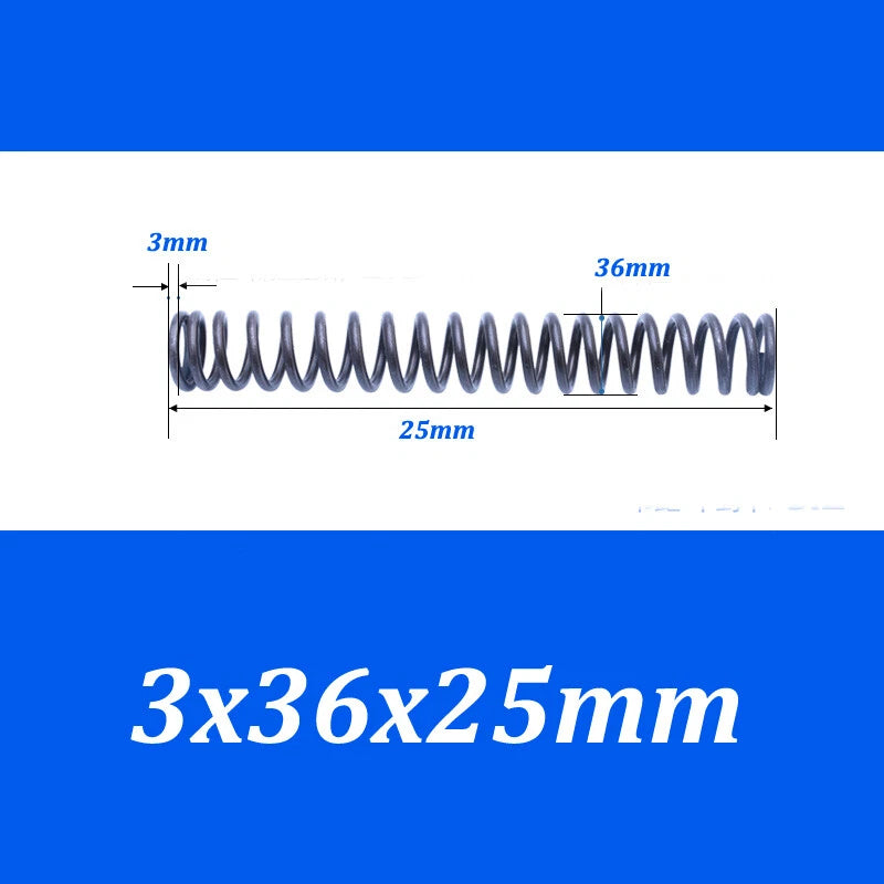 Compression Spring 30-40mm Diameter & 20-100mm Length Pressure Big 3mm Wire Dia