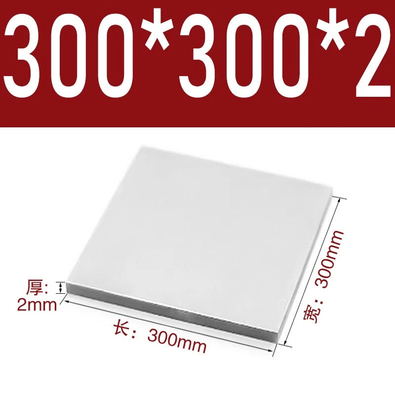 304 Stainless Steel Sheet Plate 0.3mm 0.5mm 0.8mm 1mm 2mm 3mm 4mm 5mm Thick