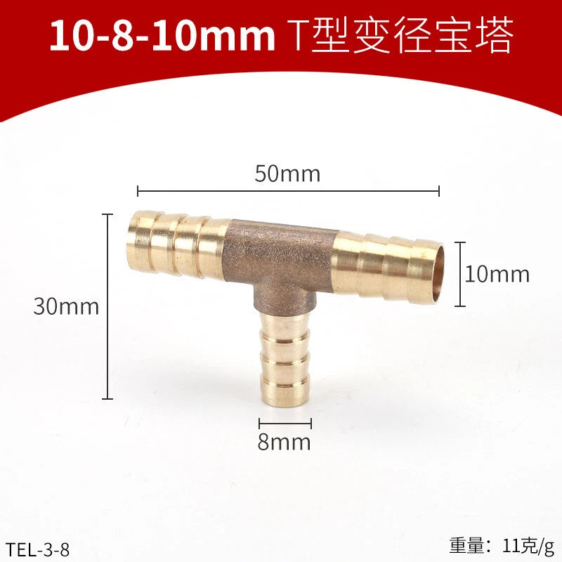 Brass Reducing Hose Fittings – Straight, L, T & Y Connectors for Gas & Air Tube