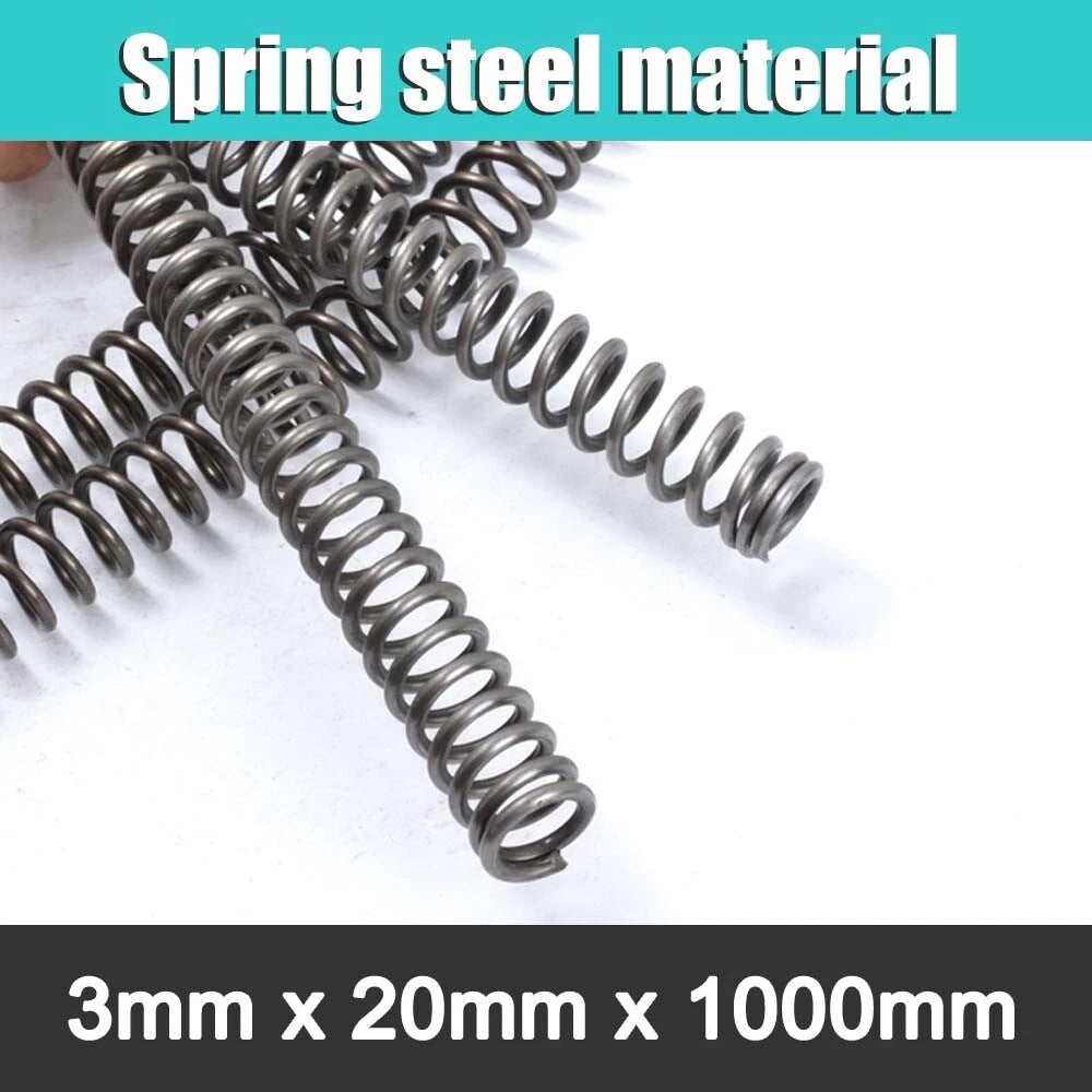 1000mm length Spring Stee Wire 0.3mm-6mm ,OD 6mm-60mm Compression Spring 1 Meter