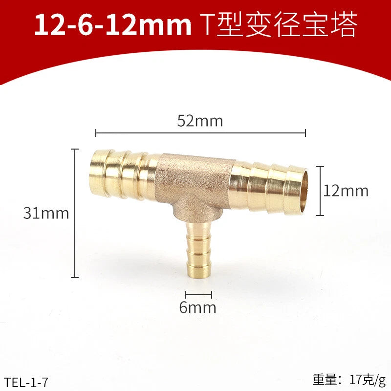 Brass Reducing Hose Fittings – Straight, L, T & Y Connectors for Gas & Air Tube