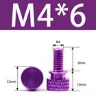 M3 M4 Anodized Aluminum Thumb Screws — Knurled Head Hand Bolts for PC Case, Fishing Rigs & DIY Projects