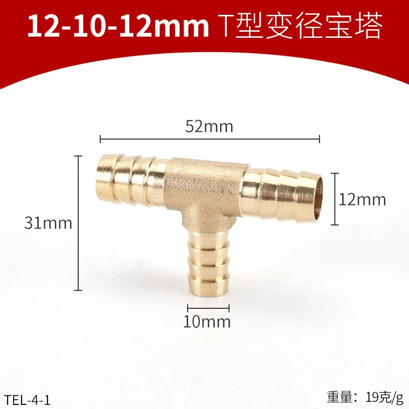 Brass Reducing Hose Fittings – Straight, L, T & Y Connectors for Gas & Air Tube