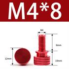 M3 M4 Anodized Aluminum Thumb Screws — Knurled Head Hand Bolts for PC Case, Fishing Rigs & DIY Projects