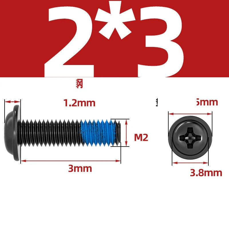 M2–M6 Flanged Button Head Screws – Carbon Steel, Phillips Drive, Nickel or Black Zinc Plated