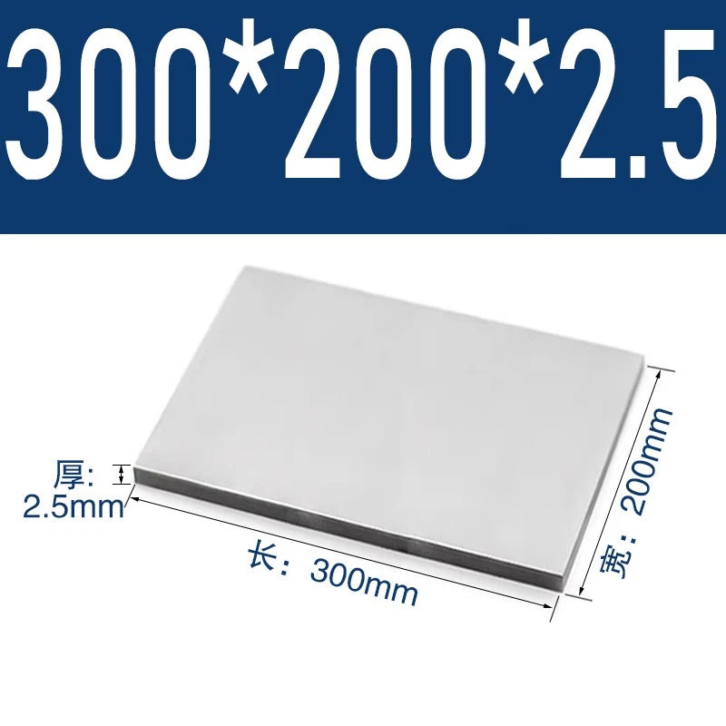 304 Stainless Steel Sheet Plate 0.3mm 0.5mm 0.8mm 1mm 2mm 3mm 4mm 5mm Thick