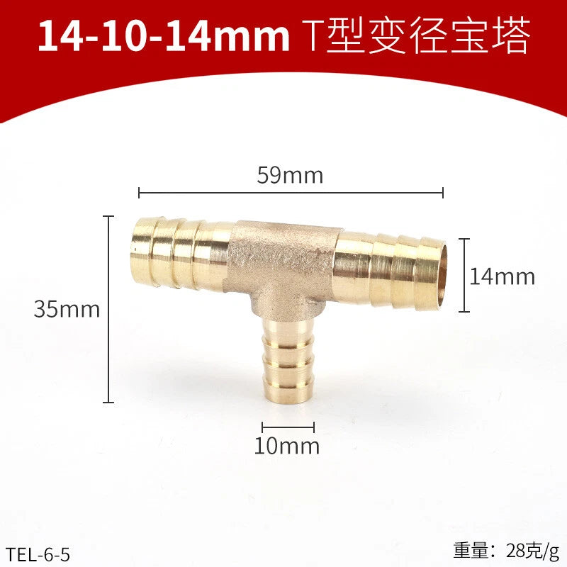 Brass Reducing Hose Fittings – Straight, L, T & Y Connectors for Gas & Air Tube