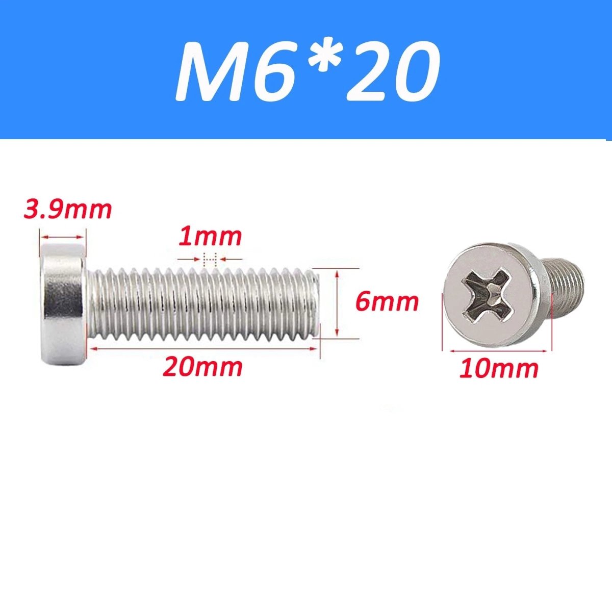 A2 Stainless Steel Torx Button Head Screws ISO 7380 - 1 | M4 M5 M6 M8 Chamfered - HomeDIYer