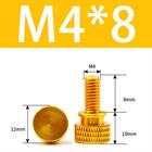 M3 M4 Anodized Aluminum Thumb Screws — Knurled Head Hand Bolts for PC Case, Fishing Rigs & DIY Projects