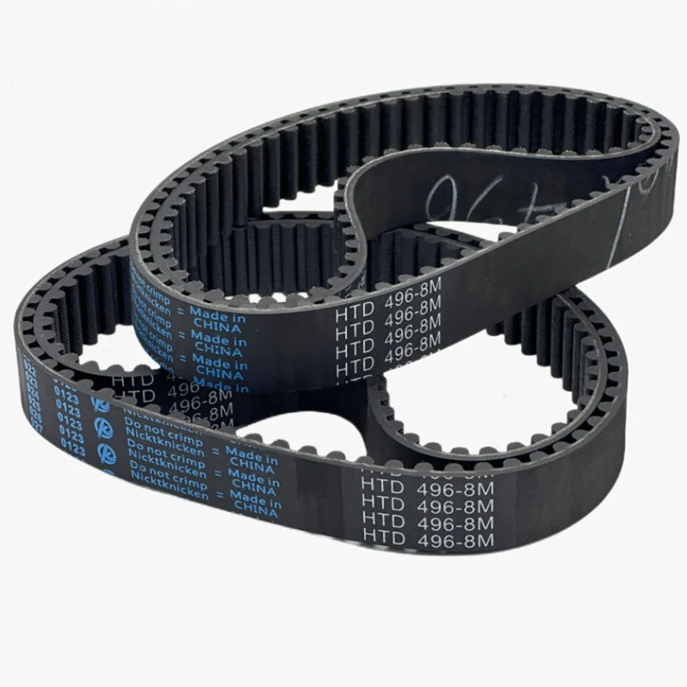 HTD 8M Timing Belt — 8mm Pitch, 30mm Wide, Arc Tooth Rubber Drive Belt