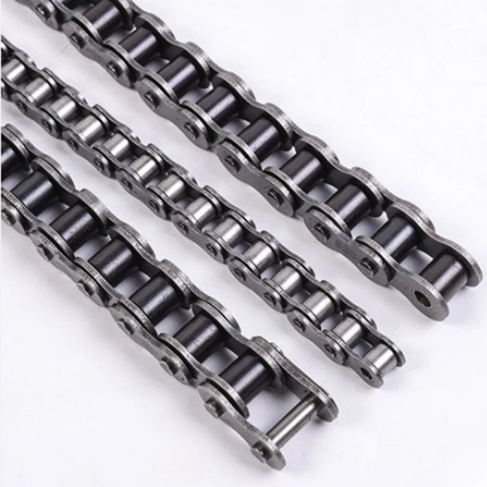 #25, #35, #40, #50, #60 Simplex Roller Chains 1/4", 3/8", 1/2", 5/8", 1" Pitch