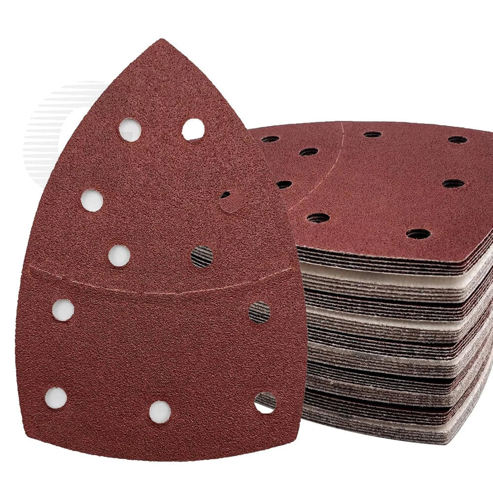 90mm Detail Palm Sander Abrasive Sanding Sheets Mouse Sandpaper Pads 40-1000Grit