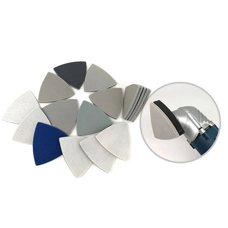 Wet Dry Sponge Mouse Sanding Sheets Discs 90mm 300-3000 Grit Hook Loop Sandpaper