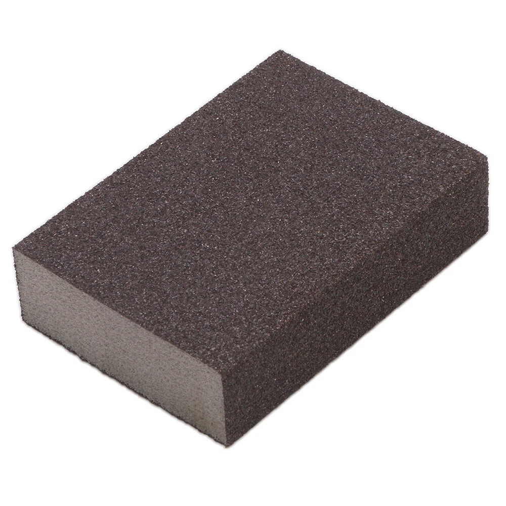 Rectangular Foam Sanding Blocks — P60 to P400 Grit Wet & Dry Sanding Sponge for Flat and Curved Surfaces