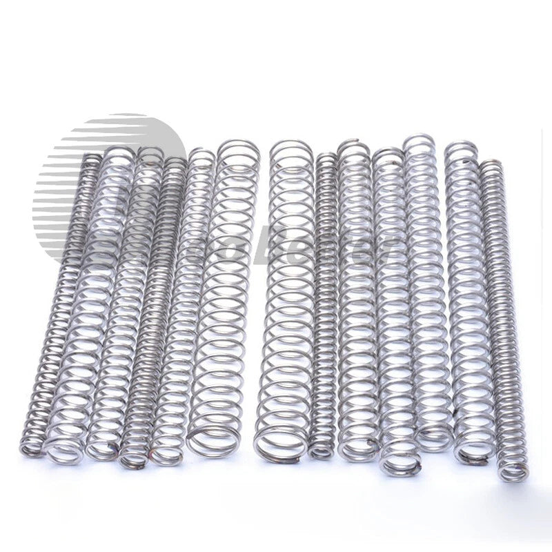 Compression Pressure Spring Wireφ 2mm Length 10~200mm Stainless Steel OD 12~18mm