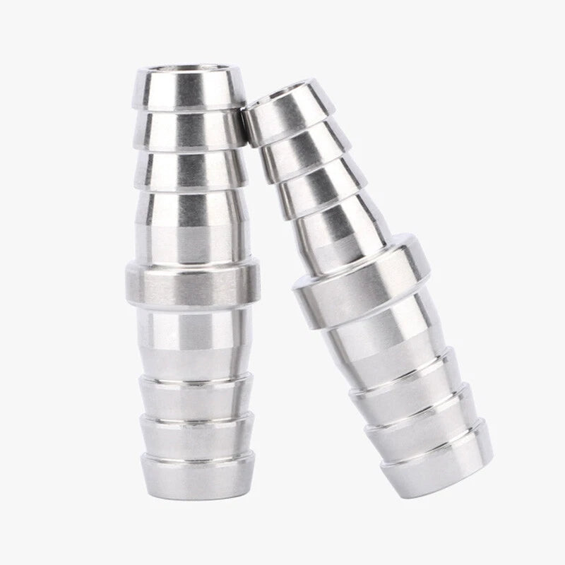 Straight Hose Barb Fittings – Brass & Stainless Steel A2, 6mm–41mm OD