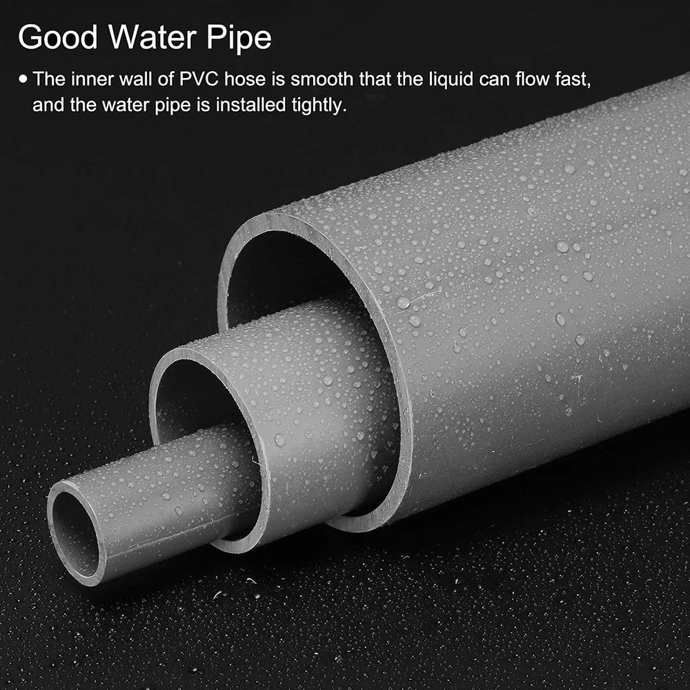 Grey PVC Round Tube Pipe – Solvent Weld, 20mm to 315mm OD, Cut to Length