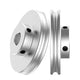 Aluminium U Pulley Single-Slot OD 30mm~100mm for Motor Machine 8MM PU Round Belt
